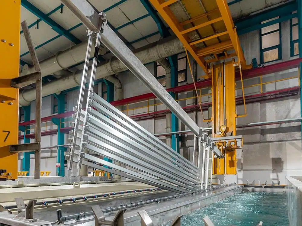 Aluminium Anodising in Factory