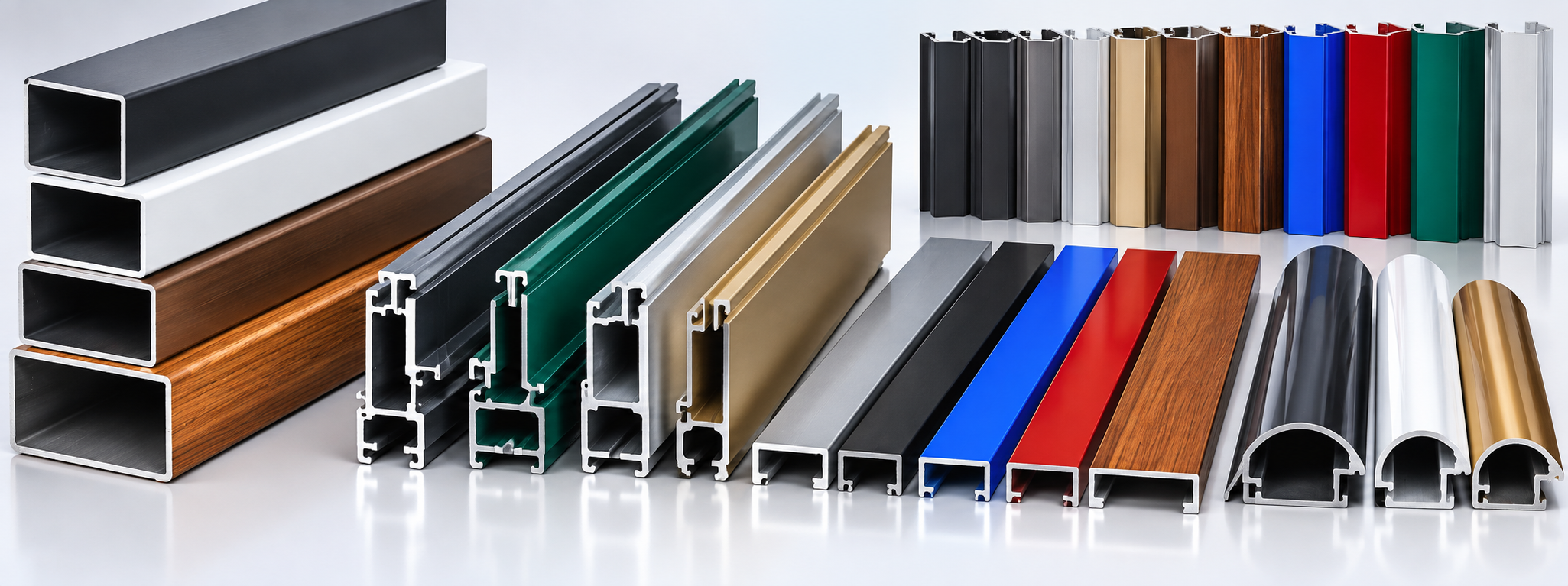 Wood Finish Aluminium Profiles
